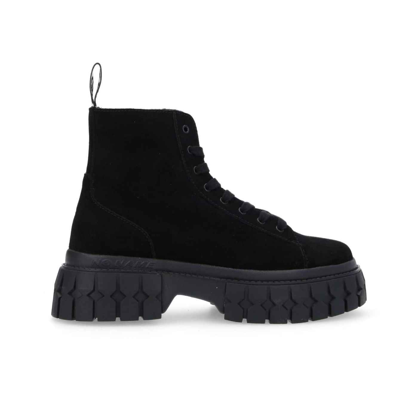 GRAVITEE LOW BOOTS W  -  SUEDE/FUR  - NERO